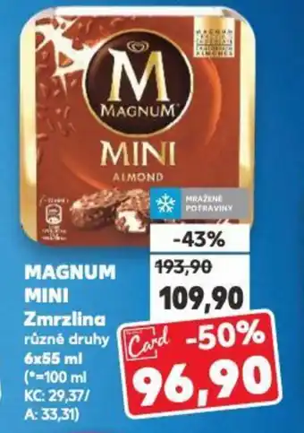 Kaufland MAGNUM Mini Zmrzlina nabídka