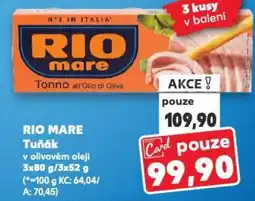 Kaufland RIO MARE Tuňák nabídka