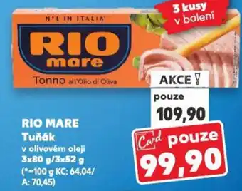 Kaufland RIO MARE Tuňák nabídka