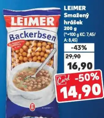 Kaufland LEIMER Smažený hrášek nabídka