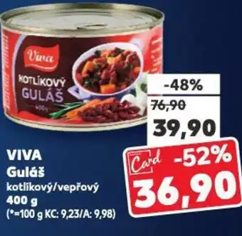 Kaufland VIVA Guláš nabídka