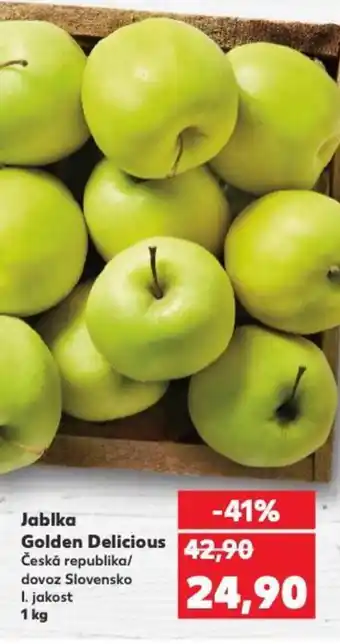 Kaufland Jablka Golden Delicious nabídka