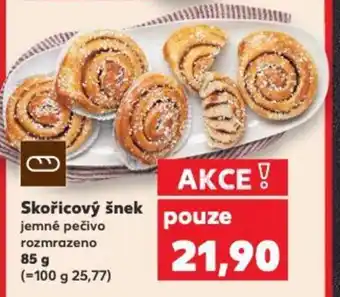 Kaufland Skořicový šnek nabídka