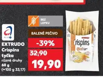 Kaufland EXTRUDO Crispins tyčka nabídka