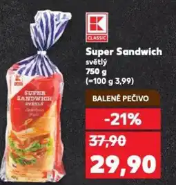 Kaufland Super Sandwich nabídka