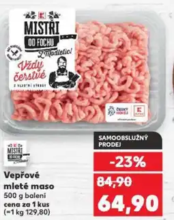Kaufland Vepřové mleté maso nabídka