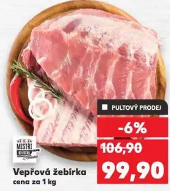 Kaufland Vepřová žebírka nabídka