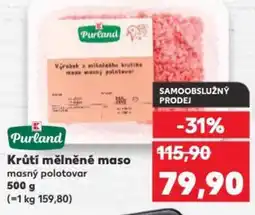 Kaufland Krůtí mělněné maso nabídka