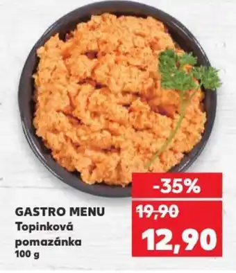 Kaufland GASTRO MENU Topinková pomazánka nabídka