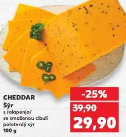 Kaufland CHEDDAR Sýr nabídka