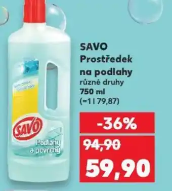 Kaufland SAVO Prostředek na podlahy nabídka