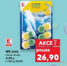 Kaufland WC blok nabídka