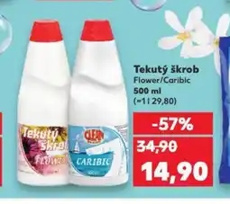 Kaufland Tekutý škrob Flower/Caribic nabídka