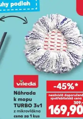 Kaufland Náhrada k mopu TURBO 3v1 nabídka