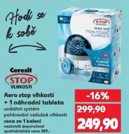 Kaufland Ceresit STOP VLHKOSTI Aero stop vlhkosti + 1 náhradní tableta nabídka