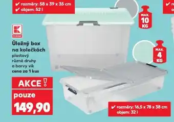 Kaufland Úložný box na kolečkách nabídka