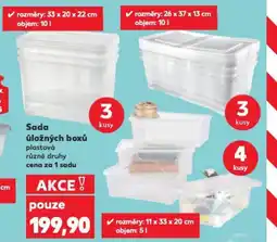 Kaufland Sada úložných boxů nabídka