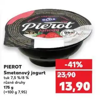 Kaufland PIEROT Smetanový jogurt nabídka