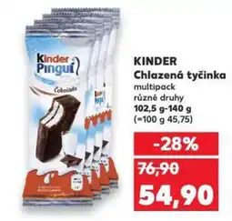 Kaufland KINDER Chlazená tyčinka multipack nabídka