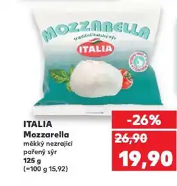 Kaufland ITALIA Mozzarella nabídka