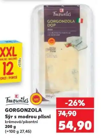 Kaufland Favourites GORGONZOLA Sýr s modrou plísní krémová/pikantni nabídka