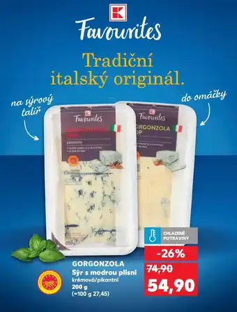 Kaufland GORGONZOLA Sýr s modrou plísní nabídka