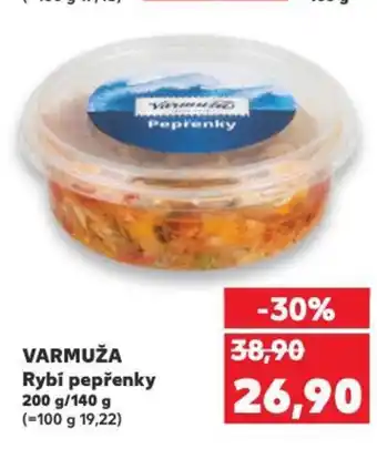 Kaufland VARMUŽA Rybí pepřenky nabídka