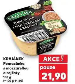 Kaufland KRAJÁNEK Pomazánka s mozzarellou nabídka