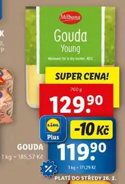 Lidl GOUDA, 700 g nabídka