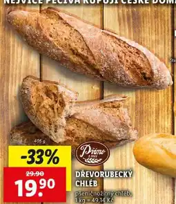 Lidl DŘEVORUBECKÝ CHLÉB, 405 g nabídka