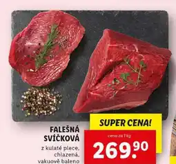 Lidl FALEŠNÁ SVÍČKOVÁ, cena za 1 kg nabídka