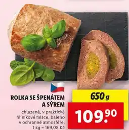 Lidl ROLKA SE ŠPENÁTEM A SÝREM, 650 g nabídka