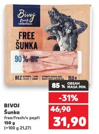 Kaufland BIVOJ Šunka nabídka