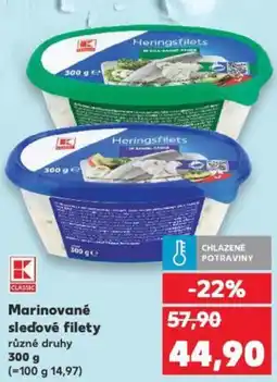 Kaufland Marinované sledové filety nabídka