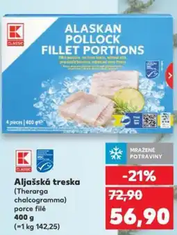 Kaufland Aljašská treska (Therarga chalcogramma) nabídka