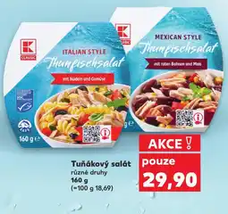 Kaufland Tuňákový salát pouze nabídka