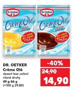 Kaufland DR. OETKER Crème Olé nabídka