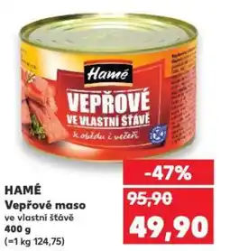 Kaufland HAMÉ Vepřové maso nabídka