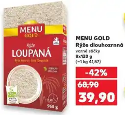 Kaufland MENU GOLD Rýže dlouhozrnná nabídka