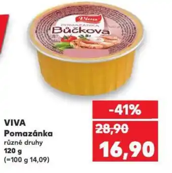 Kaufland VIVA Pomazánka různé druhy nabídka