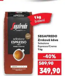 Kaufland SEGAFREDO Zrnková kávaa nabídka