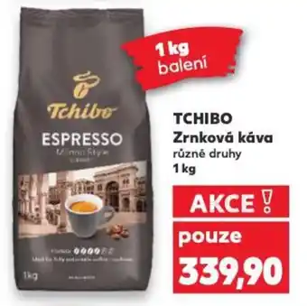 Kaufland TCHIBO Zrnková káva různé druhy nabídka