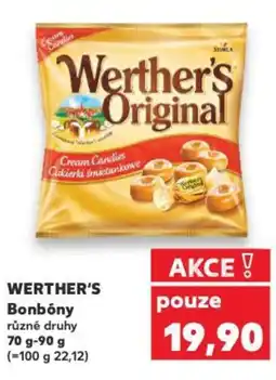 Kaufland WERTHER'S Bonbóny nabídka