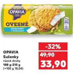 Kaufland OPAVIA Sušenky různé druhy nabídka