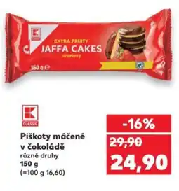 Kaufland Piškoty máčené v čokoládě nabídka