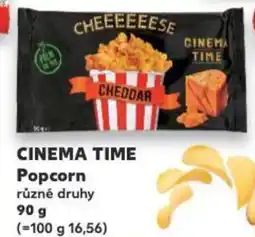 Kaufland CINEMA TIME Popcorn nabídka