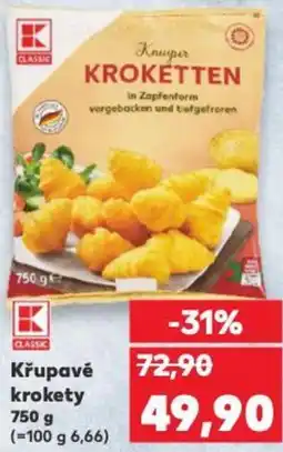 Kaufland Křupavé krokety nabídka