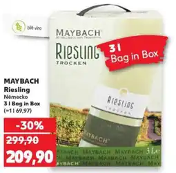 Kaufland MAYBACH Riesling Německo nabídka