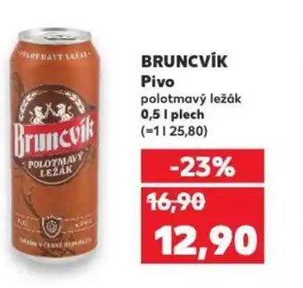 Kaufland BRUNCVIK Pivo nabídka