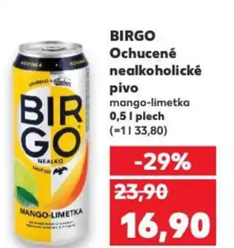 Kaufland BIRGO Ochucené nealkoholické pivo nabídka